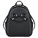 Produktbild Coofit Damen Rucksack Kleiner Rucksack Schwarz Mini Backpack lederrucksack Schulrucksack Daypack Tasche Schulranzen (Schwarz)