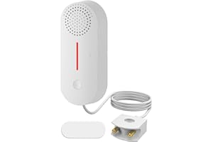 PZJFH WiFi Water Leak Detector, Low Water Level Alarm, Water Alarm, Overflow Alarm Bath Level Alarm Water Sensor with Remote Smart Life App Monitoring, Wireless Water Detector for Kitchen, Bathroom