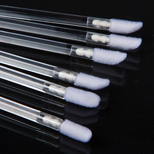 Kakaxi(TM) 50x Disposable MakeUp Lip Brush Lipstick Gloss Wands Applicator Perfect Make Up Tool£¨50 pcs£©