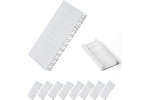 Hohitenz Lot de 12 caches modulaires 6TE pour coffret électrique – Extensibles à 12TE – Compatibles F-Tronic, Hager, Hensel – Cache aveugle pour tableau de distribution