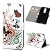 Produktbild Nokia X5 / Nokia 5.1 Plus Hülle, PU Leder Wallet Tasche Flip Brieftasche Schutzhülle Bookstyle Handyhülle Tasche Schale TPU Case mit Trageschlaufe Standfunktion Cover Stoßdämpfung Handy Tasche, sblume