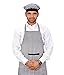 Switchon Cotton Checks Kitchen Apron With Cap RS.297.00