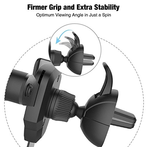 ICOUVA HandyHalterung Auto KFZ Halterung lÃ¼ftung Universal Multi-Winkel Schwerkraft fÃ¼r iPhone 8 / 8 Plus / X / 7 / 7 Plus / 6S, Samsung Note 8 / Galaxy S8 und jedes andere Smartphone