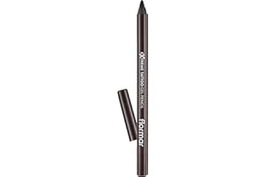 Flormar Extreme Tattoo Gel Pencil - Eyeliner Gel Waterproof con Effetto Tattoo – Matita Occhi Glitter a Lunga Durata, Pigmentata e Sfumabile, Matita per Interno Occhi, 002 Walnuss