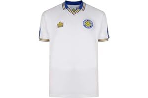 Score Draw Official Retro Leeds United 1978 Shirt Admiral, M, White