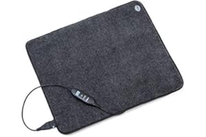 ‎ONECONCEPT Oneconcept Magic Carpet DLX Heizmatte Heizteppich, 60 x 70 cm, Leistung: 100 Watt, 4 Temperaturstufen, Timer-Funktion, LCD-Display, rutschfest, anthrazit