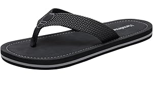 Harssidanzar Tongs pour Hommes - Décontractées, de Surf et de Plage - Sandales d'Été Antidérapantes et Résistantes pour Baignade HM001EU