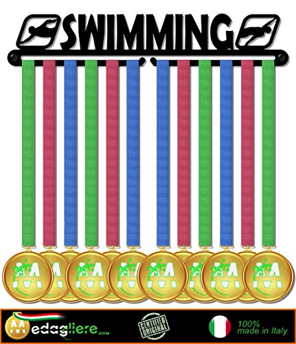 MEDALLAS DE Pared Medal Display, Expositor mur para Medallas. Muy Resistente (Swimming)