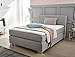 Produktbild expendio Boxspringbett Evin, Polyester, braun beige, 140 x 180 cm