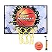 Produktbild Podiumax Mini Basketballkorb Set für Tür, Street Style Basketball Wandhalterung Hoops & Ziele perfekt für Schlafzimmer, Büro Shoot & Dunk, mit Mini Ball und Pumpe