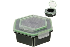 G8DS Köderdosen Set – 2 STK Madendosen & Wurmdosen Angeln – Live Bait Boxen mit luftdurchlässigem Deckel - Lebendköder Behälter