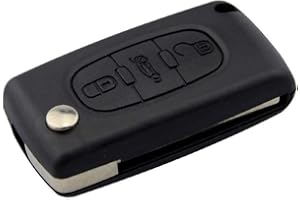 SALPIE 2-przyciskowy pilot zdalnego sterowania silikonowe etui na kluczyk samochodowy Peugeot 106 107 205 206 207 306 307 308 309 406 407 807 Citroen C1 C2 C3 C4 (3 TASTI Non-VANOVAN UST )
