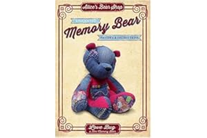 ALICE'S BEAR SHOP Unjointed Memory Bear Pattern & Instructions Booklet - Love Bug - 30cm when made