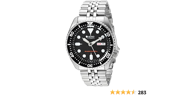 Seiko Mens Analogue Classic Automatic Watch with Stainless Steel Strap  SKX007K2 : Amazon.co.uk: Watches