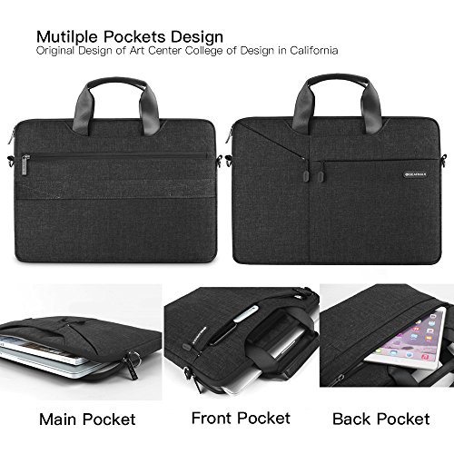3 in 1 Tasche f  r Laptop   Tablet - Evershop Handtasche Schultertasche Aktenkoffer f  r Macbook Air Pro   Notebook   Oberfl  che mit Bildschirmdiagon