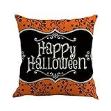 SEWORLD Happy Halloween Kissenbezug Sofakissen Fall Bett Dekor Kissen Sofa F