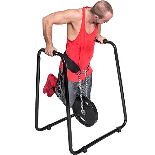 C.P. Sports Dip Station mit Schlaufen – Dipper Station – Dip Ständer, Schlingentrainer, Dip Barren, Dipständer, Dipstange - 7