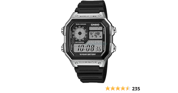 casio ae1200 black