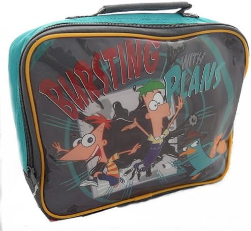 Phineas and Ferb 'Bursting With Plans' Insulated Lunch Bag