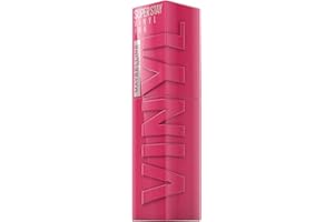 Maybelline New York - Rouge à Lèvres Liquide - Encre Effet Vinyl Brillant - Longue Tenue - Couleur Intense Ultra-Glossy - Sans Transfert - SuperStay Vinyl Ink - Teinte : Coy (20)
