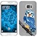 Produktbild PhoneNatic Case für Samsung Galaxy S6 Silikon-Hülle Vektor Tiere M1 Case Galaxy S6 Tasche + 2 Schutzfolien