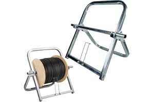 Besshepplo Support de bobine de câble pour enrouleur de câble - Distributeur pour outils de traction électrique