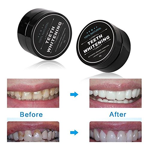 Loveso Tooth Whitening 2017 Organic Natural Bamboo Activated Charcoal Teeth Whitening Powder Toothpaste - 2