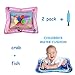 Produktbild SHUIBIAN 2Pack Aufblasbare Wassermatte Baby, Baby Wassermatte Spaß Bauchzeit, PVC Wassergefüllte Spielmatte für Kinder und Kleinkinder(66*55CM)