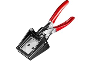 HiCOZZIE 1 Pz Taglierina Portatile per Foto di Passaporto, Taglierina per Foto In Metallo Nero, Taglierina per Foto, Carta per Ufficio, Famiglia