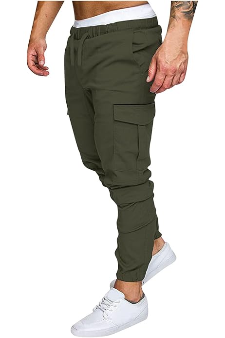 Pantaloni Sportivi Pantaloni Da Uomo Estivi Pantaloni Tuta Uomo Estivi Fitness Cotone Leggeri Larghi COVERI