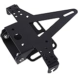 Baoblaze Motorrad Kennzeichenhalter Nummernschildhalter Universal Für Honda Yamaha Suzuki Kawasaki