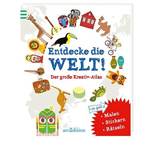 Ebook Entdecke die Welt! Der große Kreativ-Atlas