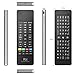 Price comparison product image Rii K13 Multifunction QWERTY Air Mouse Wireless Keyboard IR Remote Learning Remote and Rechargable Li-ion Battery for Smart TV,Raspberry PI, MacOS,Linux, Android,XBMC,Windows 2000 XP Vista 7 8(Black,UK Layout)