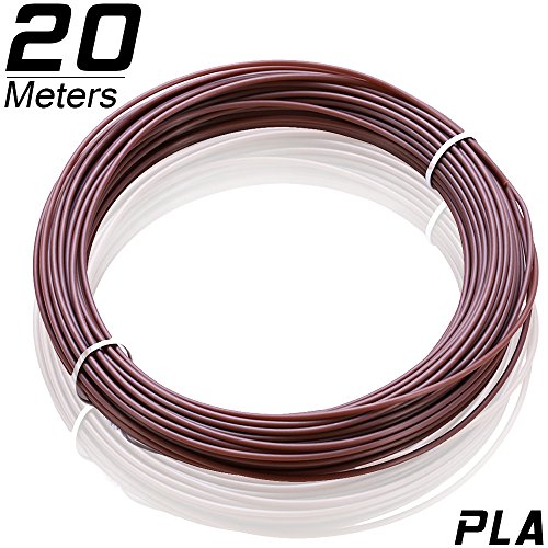 3D Pen Printer Filament Refills 3D MARS (20 Meters / 65 Feet Each Color) for 3D Printer and 3D Pens Dimensional Accuracy +/- 0.05mm(Coffee )