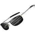 kimorn Polarizzate Occhiali da sole Uomo Retro Rettangolari Metallo Telaio K0535
