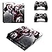 Produktbild THTB Playstation 4 Slim + 2 Controller Aufkleber Schutzfolien Set - God of War /PS4 S