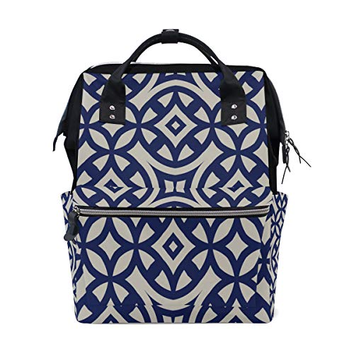 Preisvergleich Produktbild Abstrakte Geometrische Spalier Große Kapazität Wickeltaschen Mummy Rucksack Multi Funktionen Windel Wickeltasche Tote Handtasche Für Kinder Babypflege Reise Täglichen Frauen
