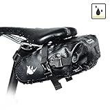 Waterproof Bike Saddle Bag Seat Tail Bag with Rear Light Hook for Cycling Accessory