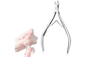 HABNI Tronchesino Cuticole Professionale, Taglia Cuticole in Acciaio Inossidabile Pedicure e Manicure, Forbicine Cuticole per Unghie Incarnite Rimuovere Pelle Morta e Cuticole