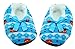 Neska Moda Premium Kids Soft Sky Blue Cotton Fur Winter Indoor Slippers Cum Booties-18 CM Length For Age Group 4 - 6 Years Old RS.199.00
