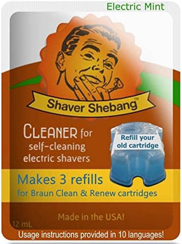 4 SS Mint Refills for 12 Braun Clean Renew cartridges