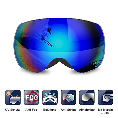 Skibrille-TOMOUNT-Snowboardbrille-100-UV-Schutz-Schneebrille-dauerhafter-Anti-Fog-mit-PC-Dual-Linse-Wind-durchlft-Anti-Schlag-Weitwinkel-Fr-Damen-und-Herren-VLT-12-fr-Wintersport