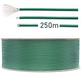 💚 LEICHTES VERLEGEN - Unser Mähroboter Kabel ist auf eine Spule aufgerollt das Ihnen als Abrollhilfe dient. So können Sie den Begrenzungsdraht einfach und problemlos im Garten verlegen!