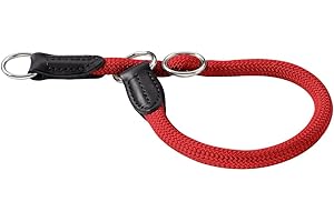 HUNTER Freestyle obroża dla psa, stoper do ciągnięcia, wytrzymały, odporny na warunki atmosferyczne, 50 (M-L), czerwony