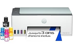 HP Smart Tank 5108, 5D1B3A, imprimante Multifonction A4 avec réservoir d'encre Haute capacité, Impression Manuelle Recto-Verso, numérisation, Copie, 12 Pages par Minute, Wi-FI, Smart, Eucalyptus