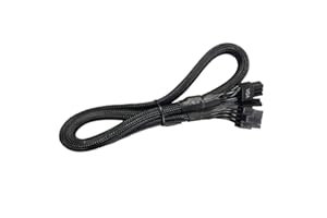 Gintai Flex Power Cable for EVGA 750 P2 G2 G3, for EVGA Supernova 550-1300 G2 G3 G5 18AWG 8-PIN to 8-PIN (6+2) PCIE VGA