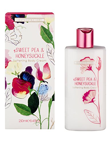 Heathcote & Ivory Sweet Pea and Honeysuckle Softening Body Cream, 250 ml