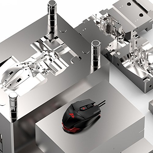 Rii M01 Rat  n Gaming de alta precisi  n  7 botones programables  12 000 DPI  Con retroiluminaci  n de 16 8 Millones de colores  personalizables