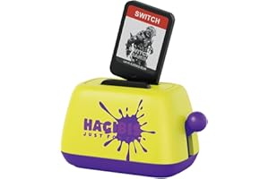 Hagibis Funda para Juegos de Nintendo Switch, Compatible con Tarjetas de Juego de Nintendo Switch, Soporte de Almacenamiento portátil para tostadora, 2 Cassettes (Amarillo)
