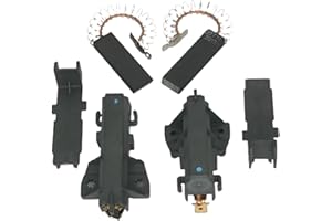 MDS Ersatzteile 2 Paar Kohlen kompatibel Bosch Siemens Constructa 639025 00639025 für varioPerfect Maxx Serie 4 iQ100 iQ300 Kohlebürsten Motorkohlen 2X 6,8mm AMP 2X 4,8mm AMP